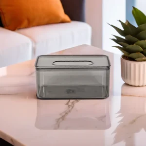 Transparent Black Tissue Box1