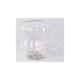 Transparent Mug Double Design With Glitter