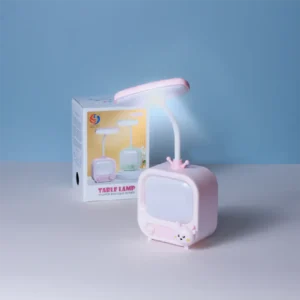 Tv Design 10x10x23cm Pink Table Lamp1