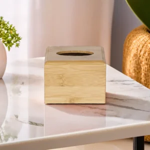 Wooden 11x11x8cm Tissue Box1