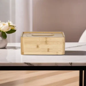 Wooden Light Tissue Box1