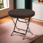 3M-Plast-Laura-Dark-Brown-Round-Rattan-80x75cm-Foldable-Table-with-Steel-Legs1a