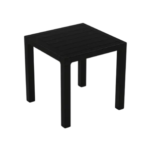 3m Plast Venice Black Plastic 75x75cm Squared Tablea