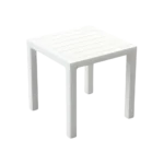 3m Plast Venice White Plastic 75x75cm Squared Tablea