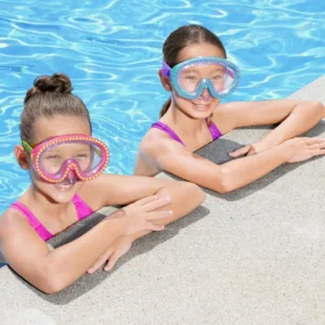 Bestway 22062 Pink & Green Polycarbonate Diving Mask1