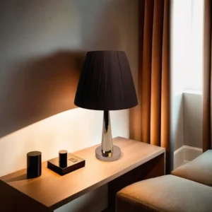 Brown & Gold Tapered Base Lambader1