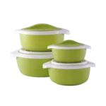 Insulated 4Pcs Pistage Patterned Storage Box Set