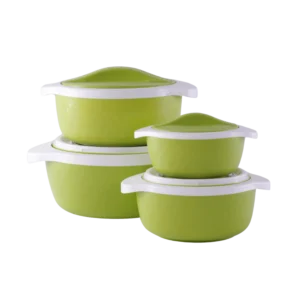 Insulated 4Pcs Pistage Patterned Storage Box Set