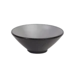 Melamine 29cm Grey & Black Deep Salad Bowl2