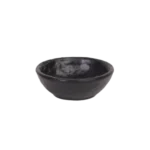 Melamine 7.6cm Patterned Black Sauce Bowl2