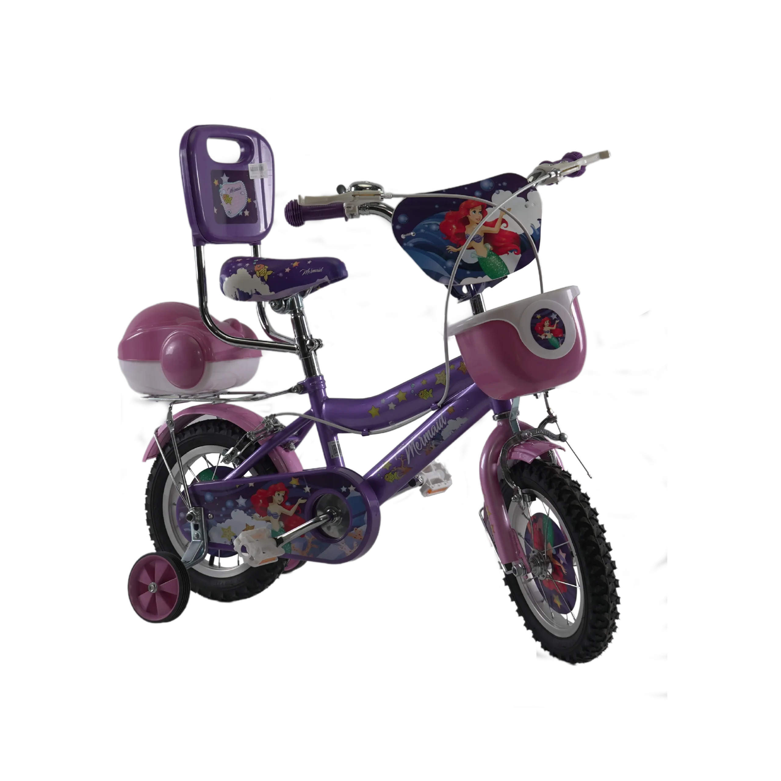 Mermaid-4-Wheels-Purple-Bicycle