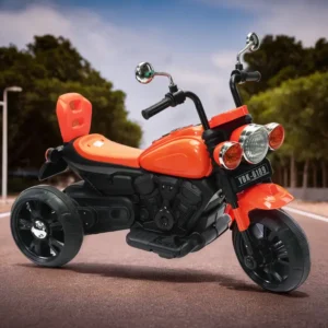 Motorcycle 3 Wheels Black & Orange With Battery1