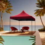 Outdoor-300x300cm-Red-Pyramid-Tent1