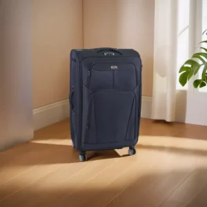 Platinum Navy Blue Medium Travel Bag1