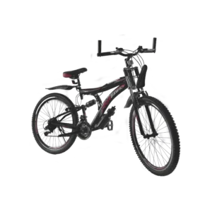 Red Hawk 2-Wheels Black Amasor Bicycle With Water Bottle