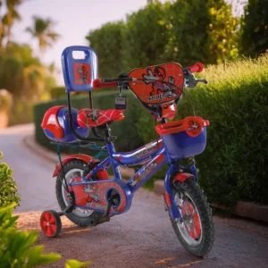 Spiderman 4 Wheels Red & Blue Bicycle1