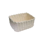 Straw 16x12x8cm White Basket