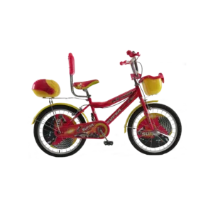 Super Cars 2-Wheels Red & Yellow Bicycle With Bascket & Bell