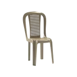 3M Plast Amira 53x41x88cm Beige Plastic Armless Chair