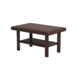 3M Plast Doublex 85×55×45cm Brown Rectangular Plastic Table