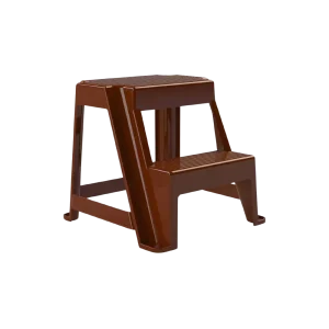 3M Plast Escabo 46x46x41cm Burnt Brown 2 Steps Multipurpose Ladder
