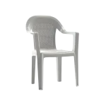 3M Plast Royal 63x58x90cm White Plastic Chair