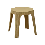 3M Plast Sephora 42x42x43cm Beige Round Plastic Table