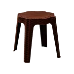 3M Plast Sephora 42x42x43cm Brown Round Plastic Table