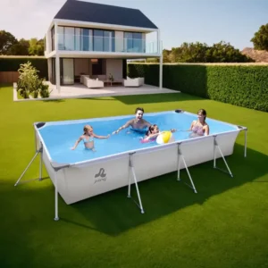 Avenli Jilong 3.94mx2.07mx80cm Rectangular 17723EU Steel Frame Pool with 300gal Filter Pump1