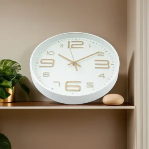 Circular 30cm White Wall Watch1