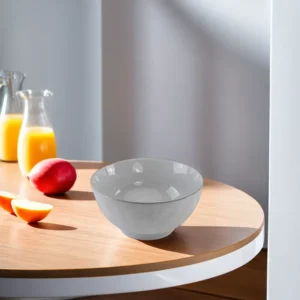 Dosthoff 18.5cm Light Grey Round Salad Bowl1