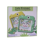 Educational dinosaur shape magnetic board