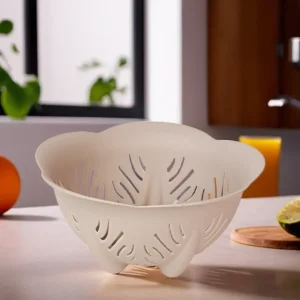 Flower Shaped Grey Strainer1