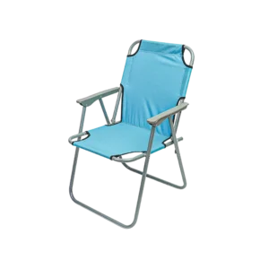 Foldable 50x45x80cm Aqua Fabric Outdoor Chair