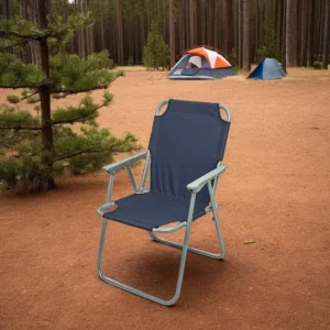Foldable 50x45x80cm Navy Blue Fabric Outdoor Chair1
