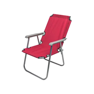 Foldable 56x48x85cm Red Outdoor Chair