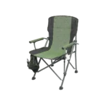 Foldable 58x45x90cm green & black outdoor chair