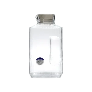 Glass 2000ml Narrow Ripped Jug