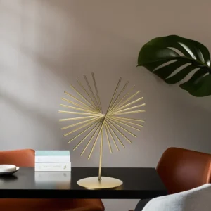 Golden 23cm Starburst Modern Decor1