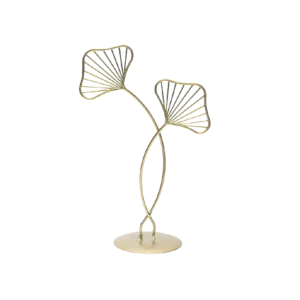 Golden 26cm Ginkgo Leaf Decor