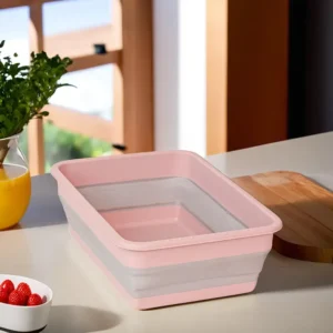 Hobbylife 4L Pink Extandable Bowl1