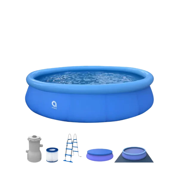 Jilong 4.50mx90cm inflatable top ring prompt pool with accessories