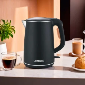 Lomenox 1.7L Black Stainless Electrical Kettle1