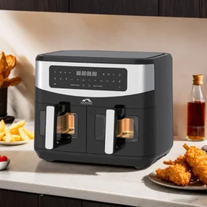 Momaz 5+5l Black Digital Air Fryer1