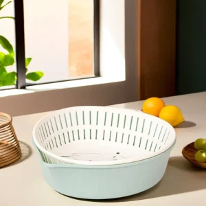 Momaz Light Blue Bowl with Strainer1