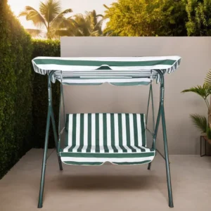 Outdoor 100x155x150cm Green Patio Swing1