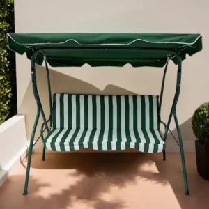 Outdoor 130x175x130cm Green Patio Swing1