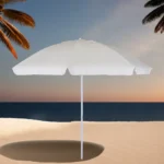 Outdoor 2.5m offwhite beach umbrella1