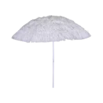 Outdoor 2m white naylon beach umbrella