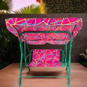 Outdoor 45x7x106cm Red Patio Kids Swing1